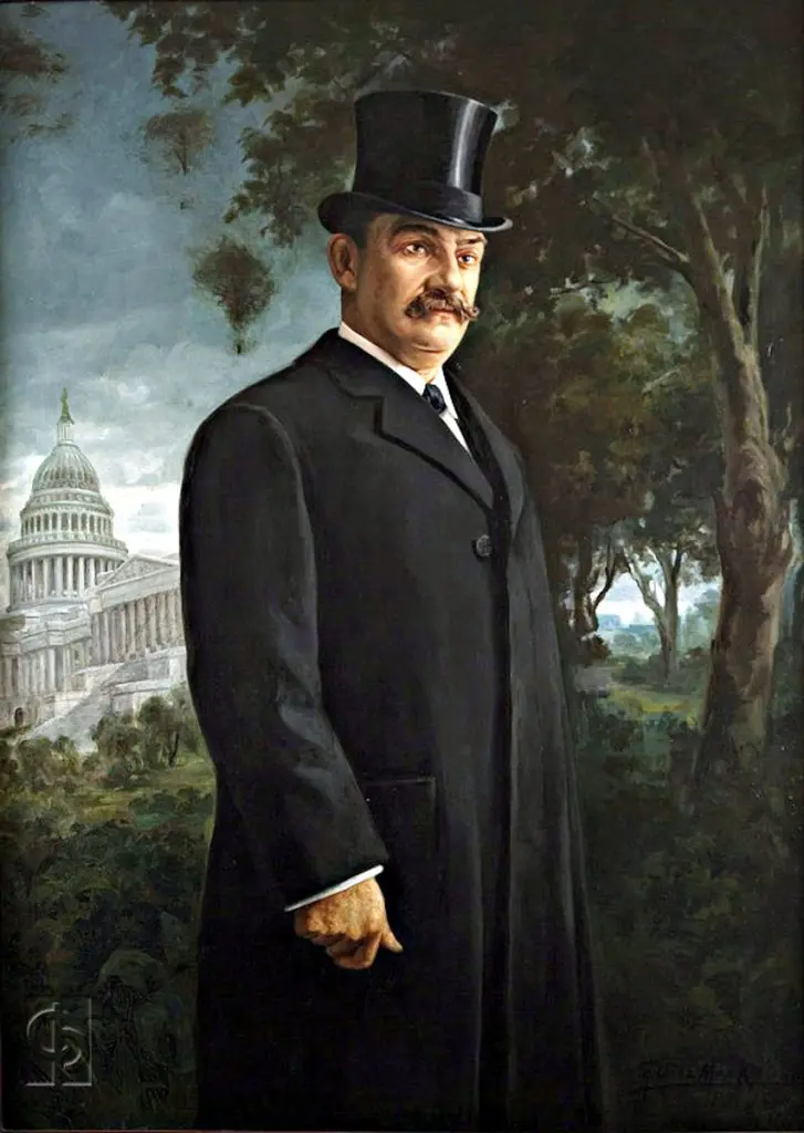 Retrato Luís Muñoz Rivera en Washington