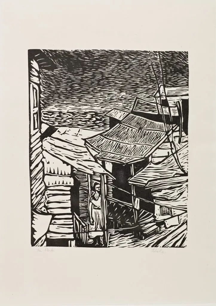 La Perla (portafolio La estampa puertorriqueña, Centro de Arte Puertorriqueño)