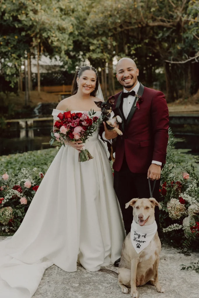 Bodas Museo de Arte de Puerto Rico - novios perro