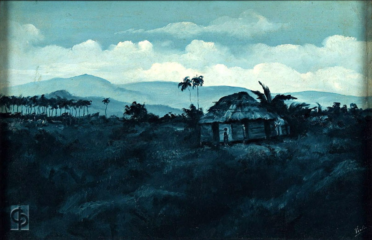 Paisaje en Azul