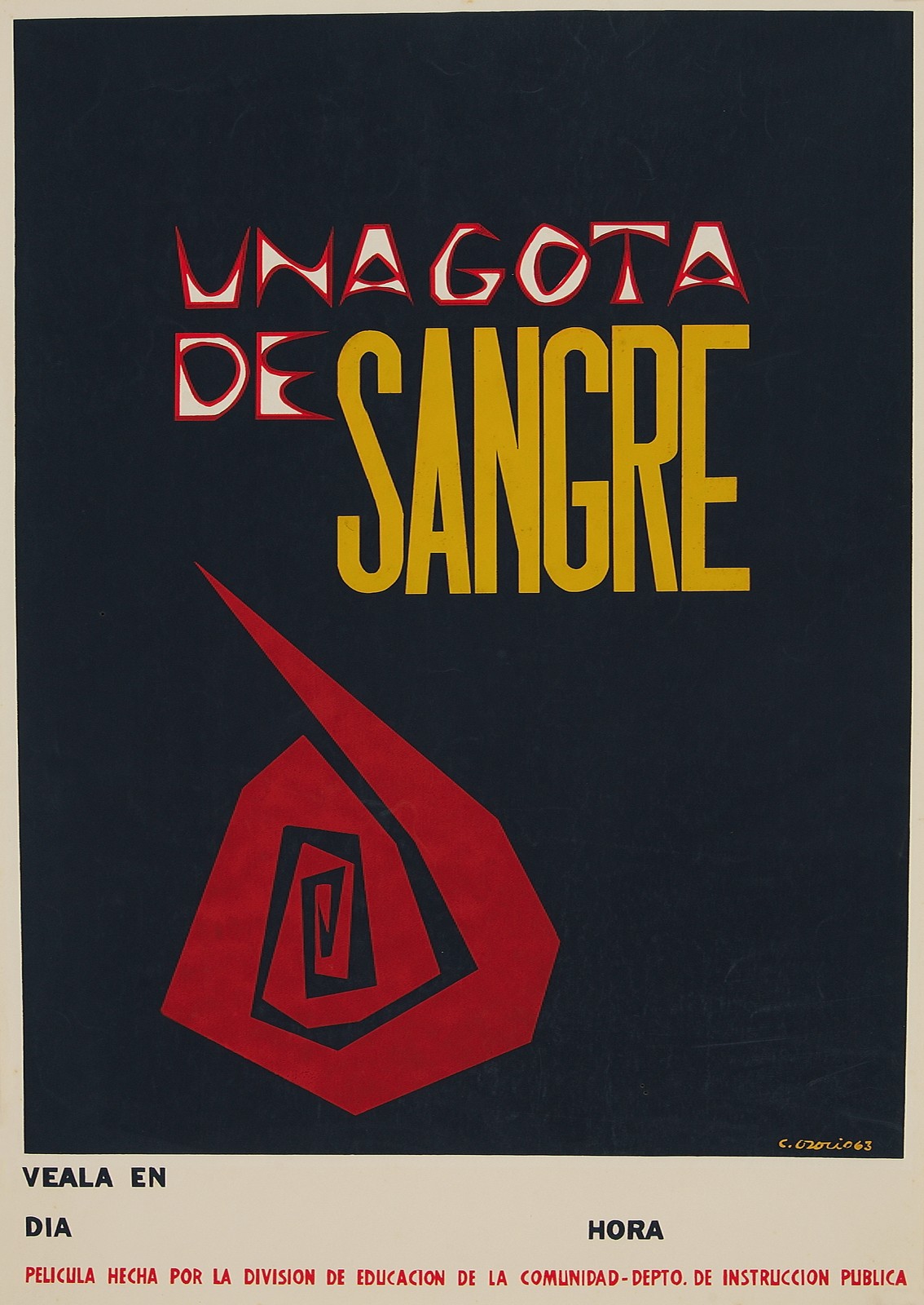Una gota de sangre