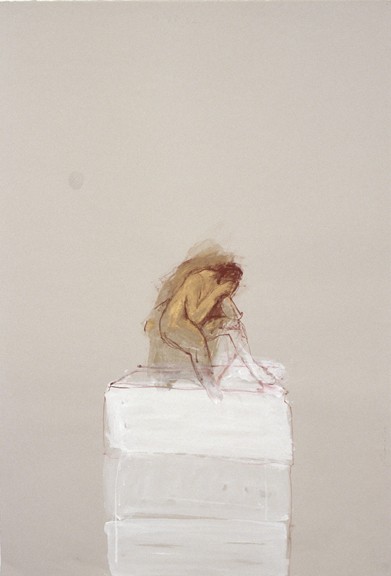 Sin titulo (figura sobre pedestal)