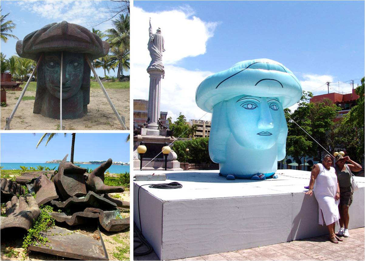 Inflatable Head of Columbus