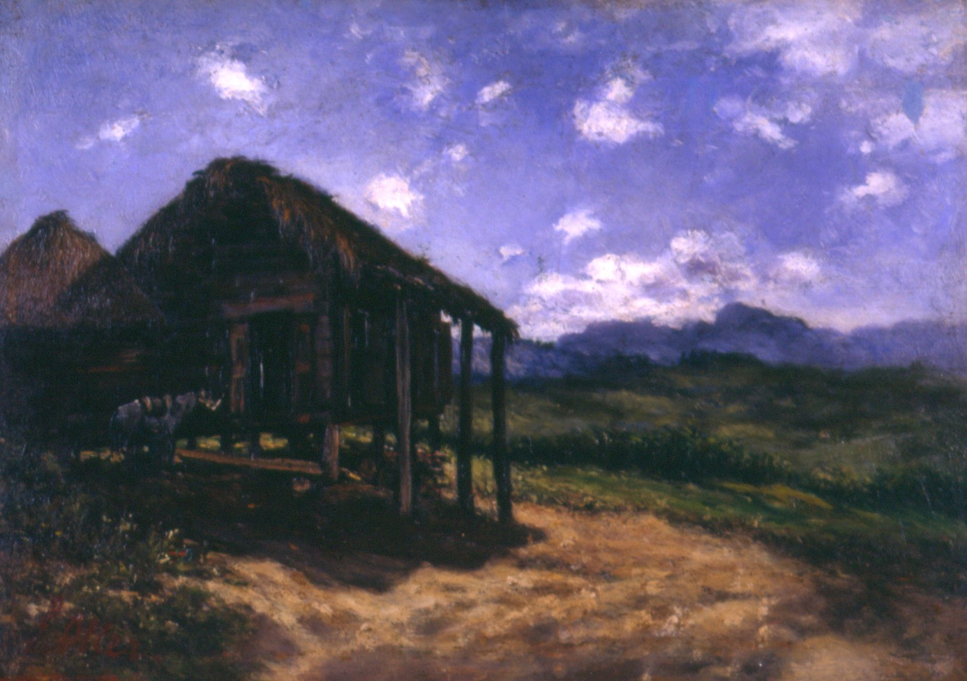 Paisaje con bohío